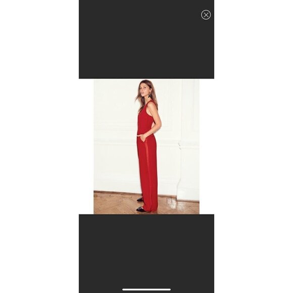 Boden Hexam Red Jumpsuit NWT Women's Size 2 - Picture 11 of 13